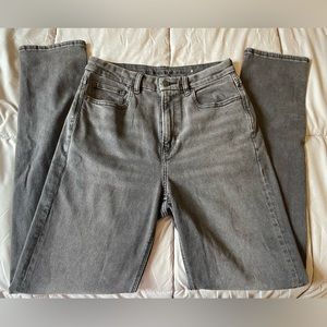 NWT American Eagle Curvy mom Jeans in black, size 6 Extra Long